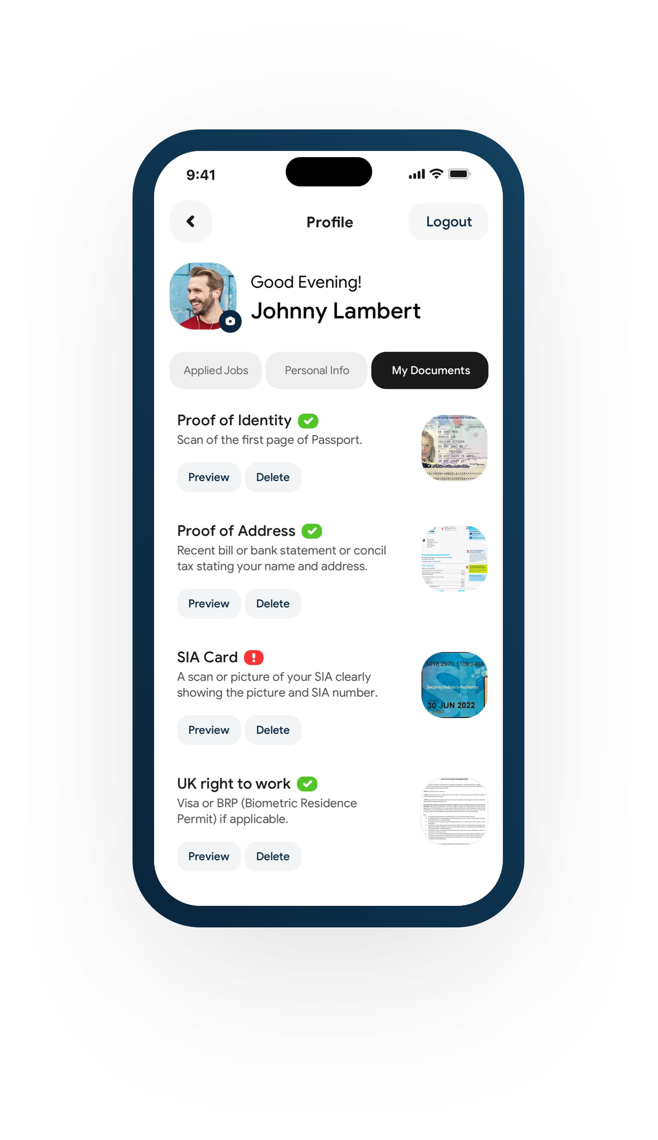 Profile Mobile