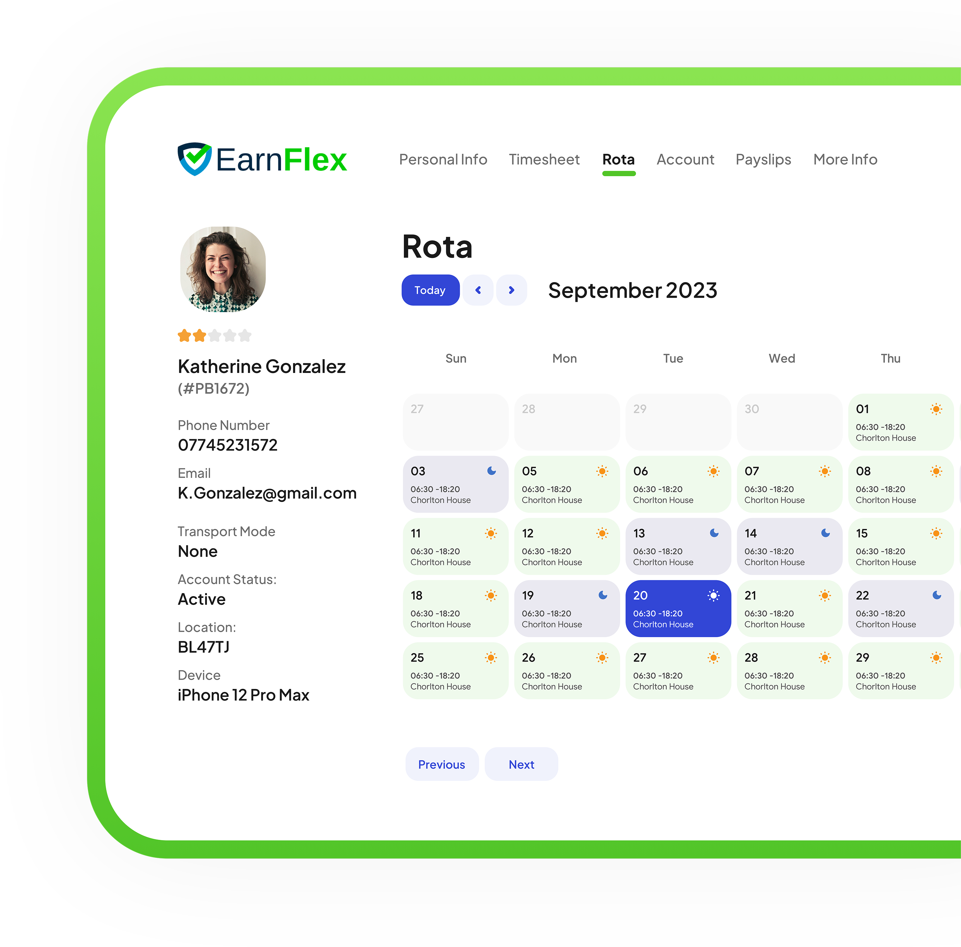 Manage Shifts